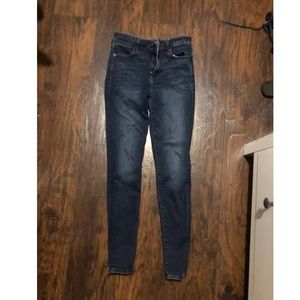 Abercrombie and Fitch super high rise skinny jeans